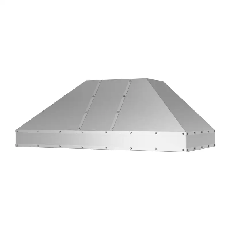 48" Hampton Wall Hood With Designer Metal Strapping And Rivets