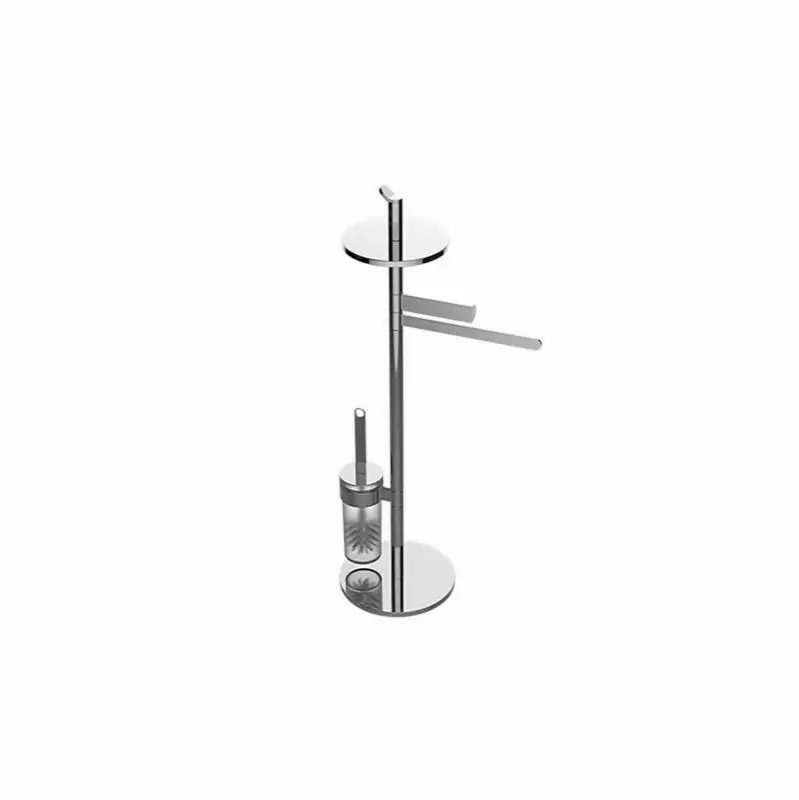 Sento Free Standing Tissue Holder, Toilet Brush Holder & Towel Bar