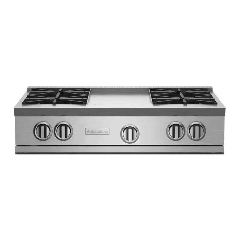 36" Nova (Rnb) Range Top - (4) Burners With 12" Griddle