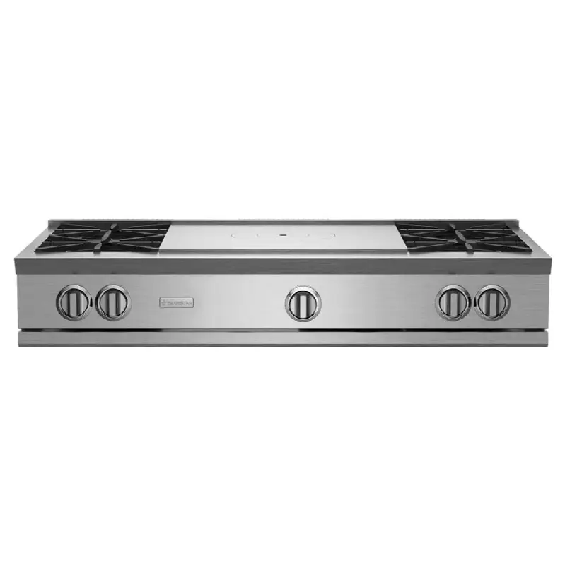 48" Nova (Rnb) Range Top - (4) Burners With 24" French Top