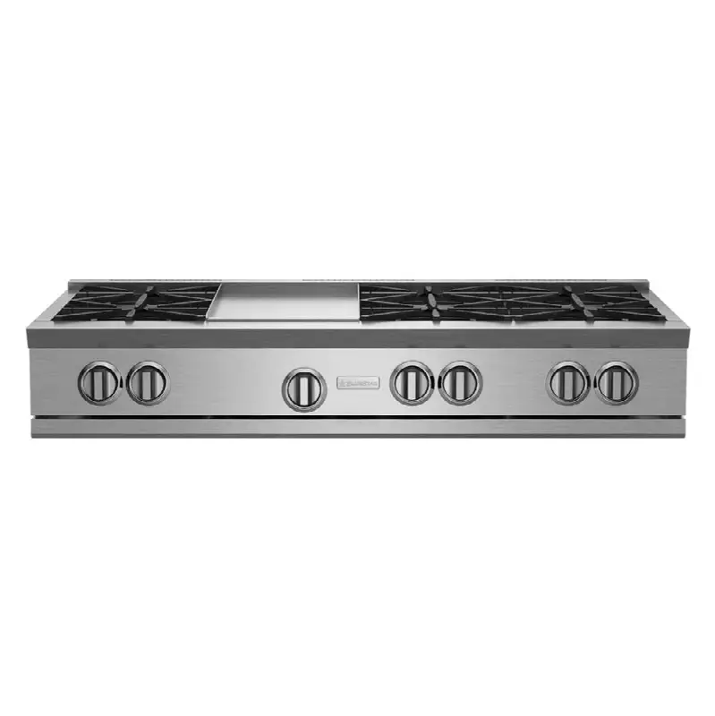 48" Nova (Rnb) Range Top - (6) Burners With 12" Griddle