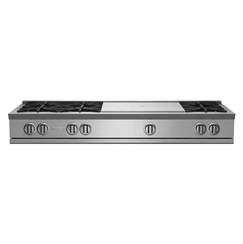 60" Nova (Rnb) Range Top - (6) Burners With 24" French Top