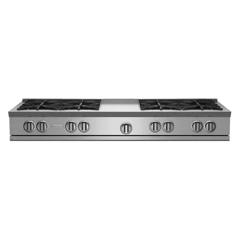 60" Nova (Rnb) Range Top - (8) Burners With 12" Griddle