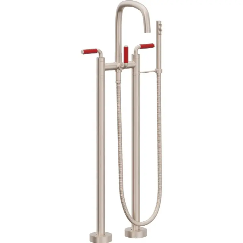 Contemporary Floor Mount Tub Filler