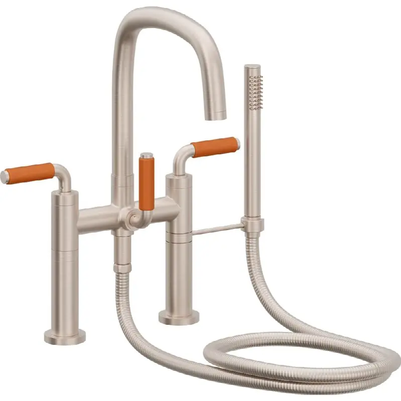 Contemporary Deck Mount Tub Filler