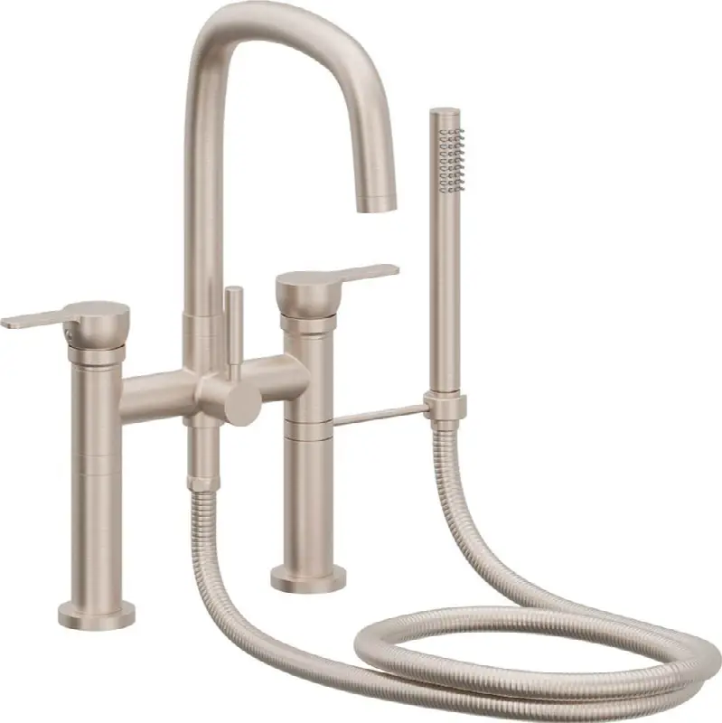 Contemporary Deck Mount Tub Filler