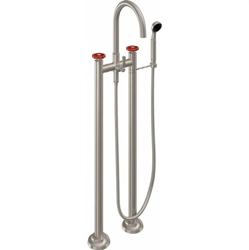 Industrial Floor Mount Tub Filler - Arc Spout