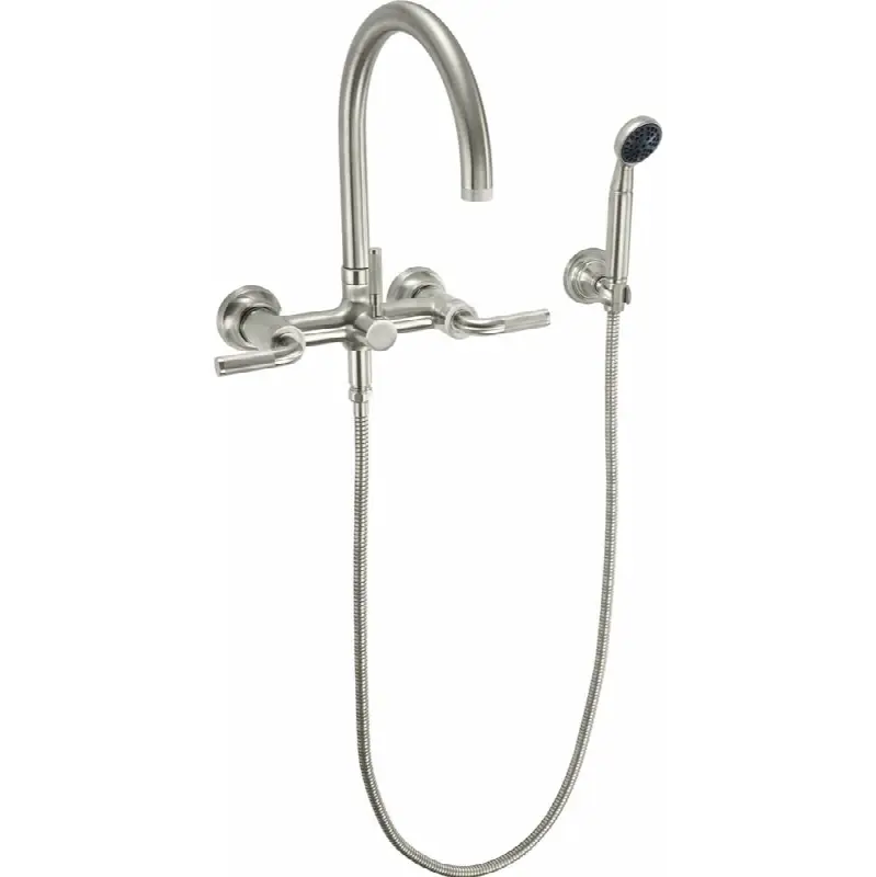 Industrial Wall Mount Tub Filler - Arc Spout