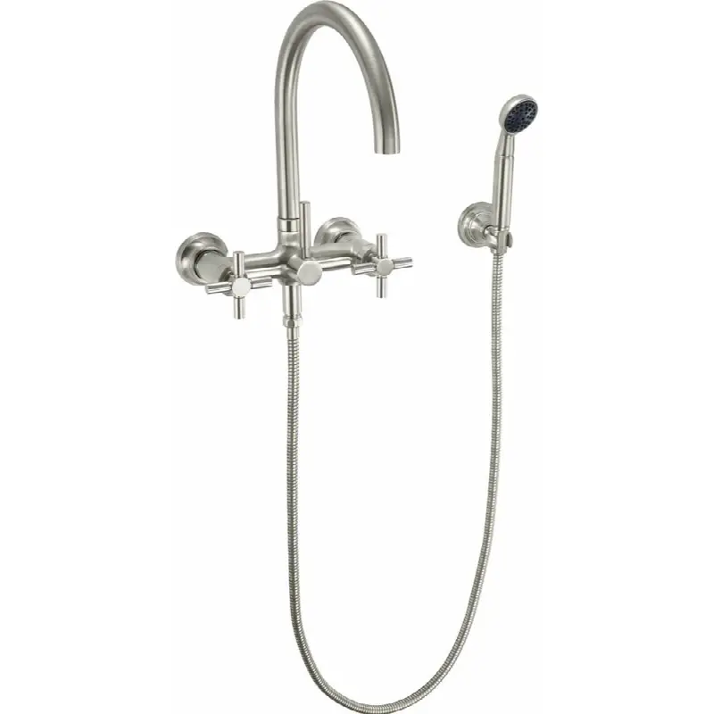 Industrial Wall Mount Tub Filler - Arc Spout