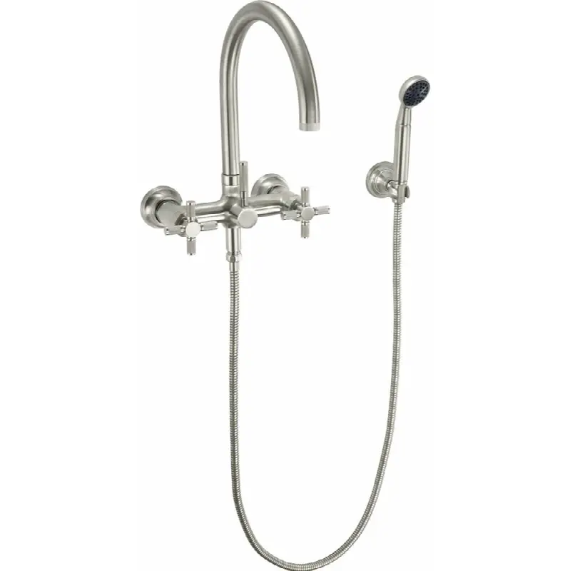 Industrial Wall Mount Tub Filler - Arc Spout