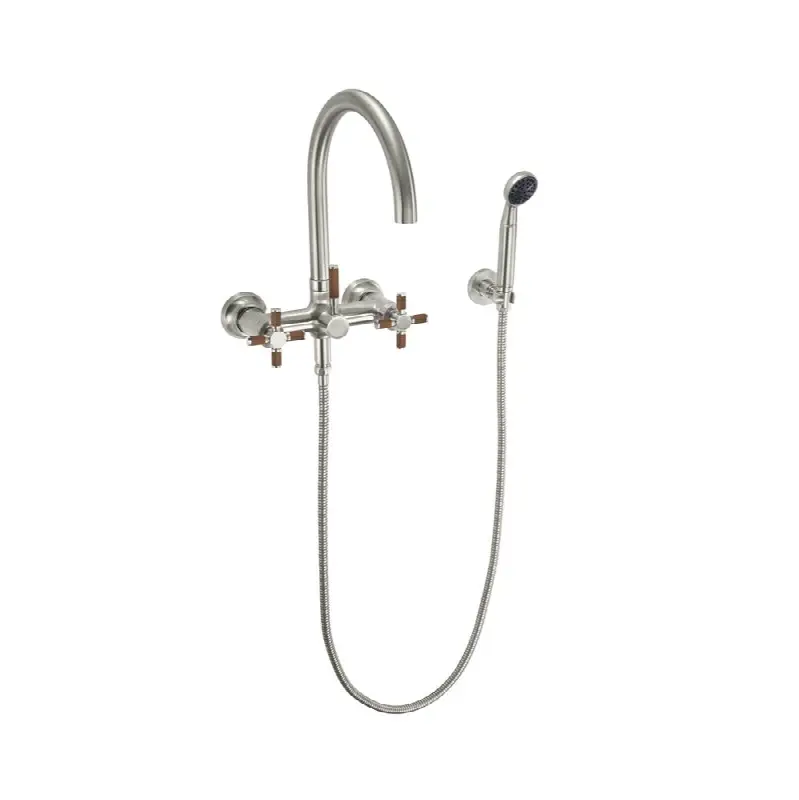 Industrial Wall Mount Tub Filler - Arc Spout