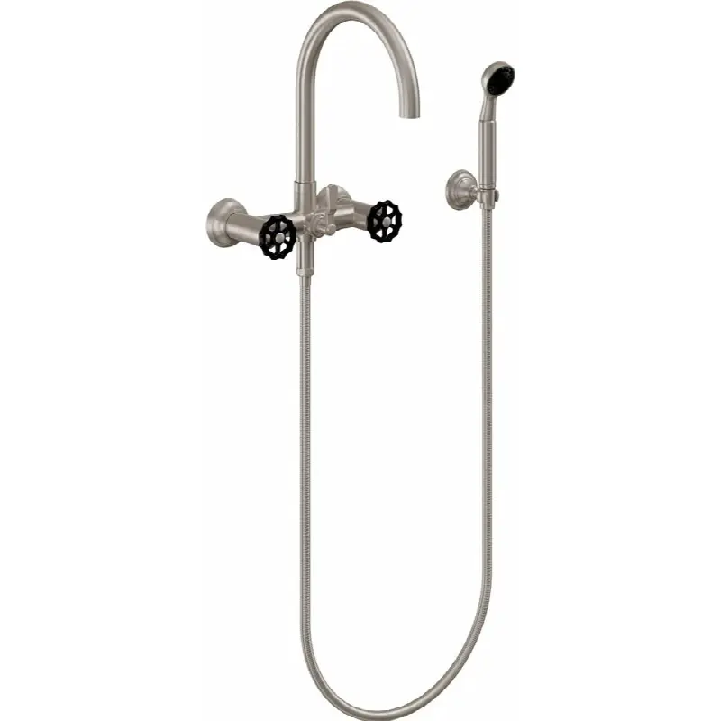 Industrial Wall Mount Tub Filler - Arc Spout
