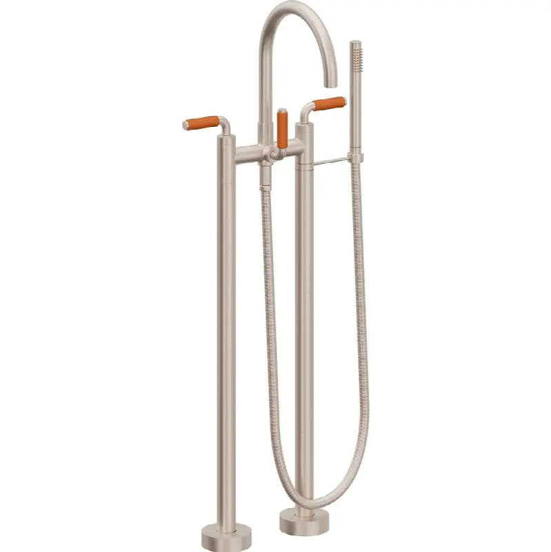 Contemporary Floor Mount Tub Filler