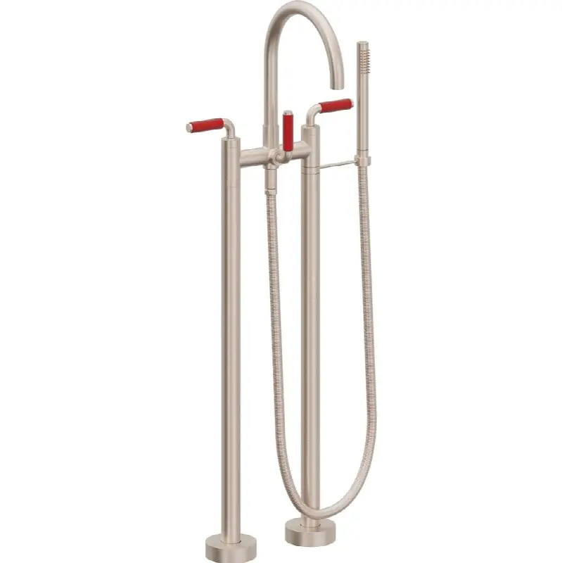 Contemporary Floor Mount Tub Filler