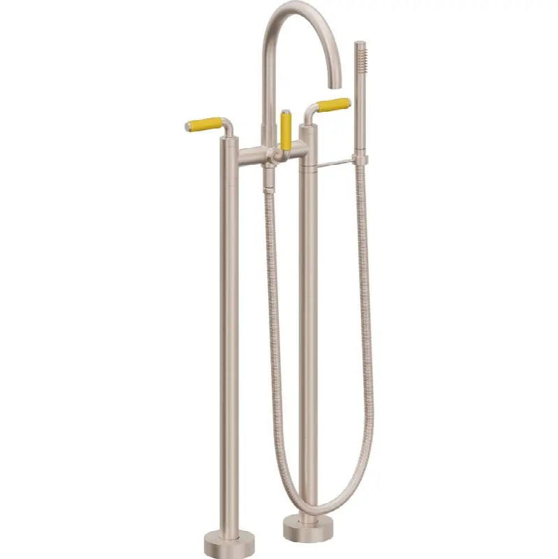 Contemporary Floor Mount Tub Filler
