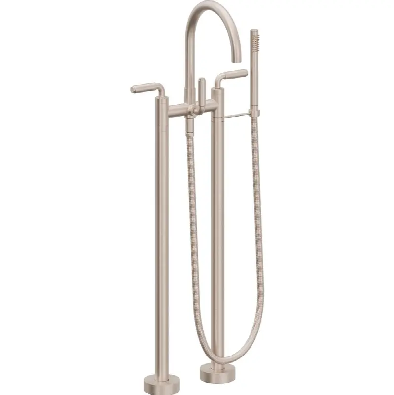 Contemporary Floor Mount Tub Filler
