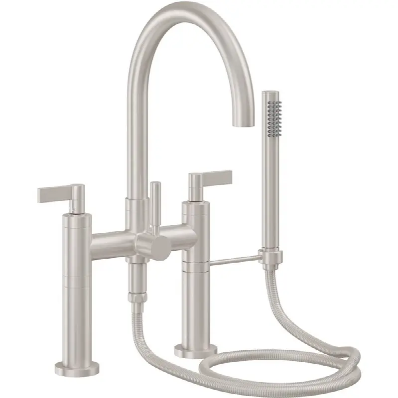 Contemporary Deck Mount Tub Filler