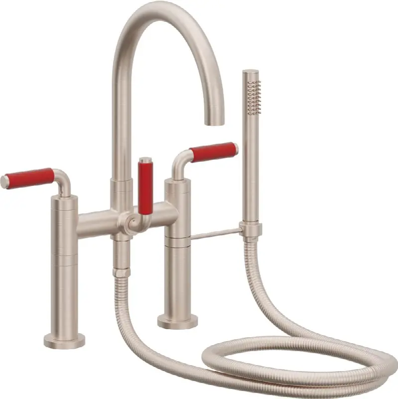Contemporary Deck Mount Tub Filler