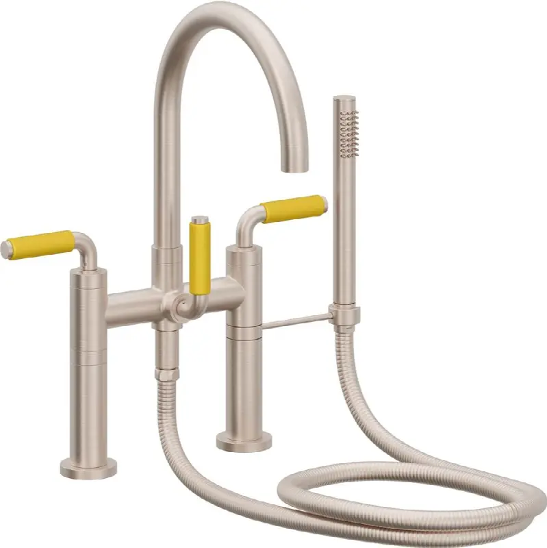 Contemporary Deck Mount Tub Filler