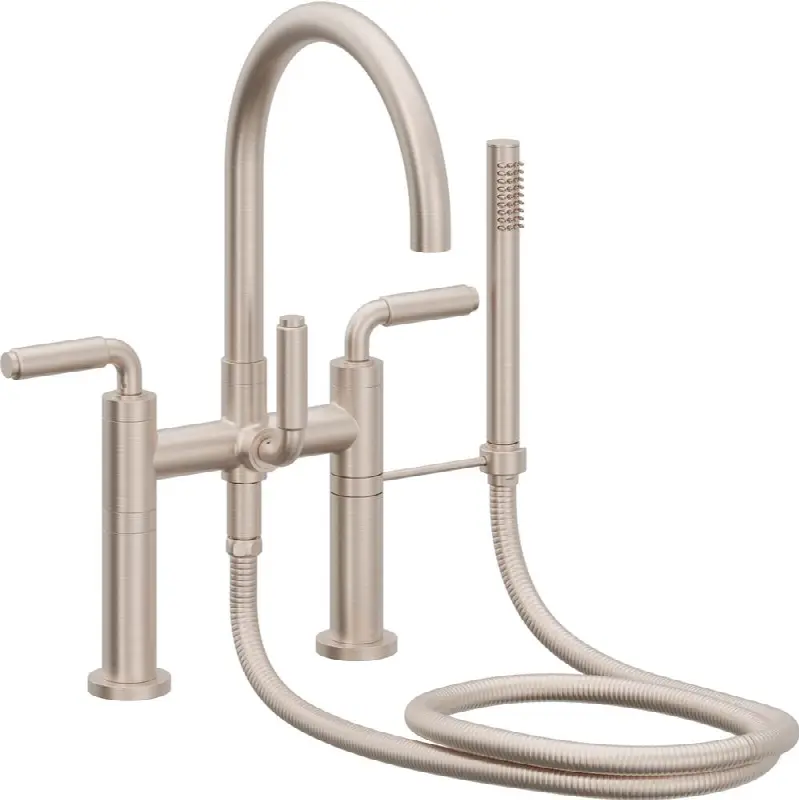 Contemporary Deck Mount Tub Filler