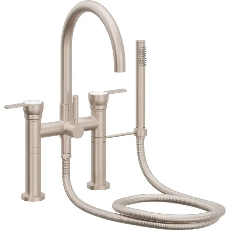 Contemporary Deck Mount Tub Filler