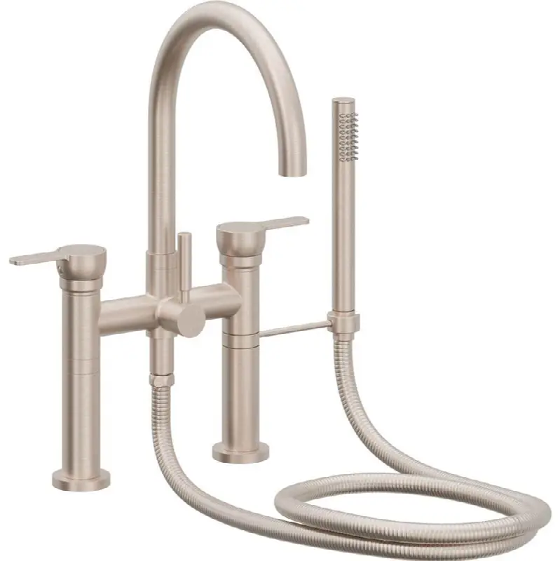 Contemporary Deck Mount Tub Filler