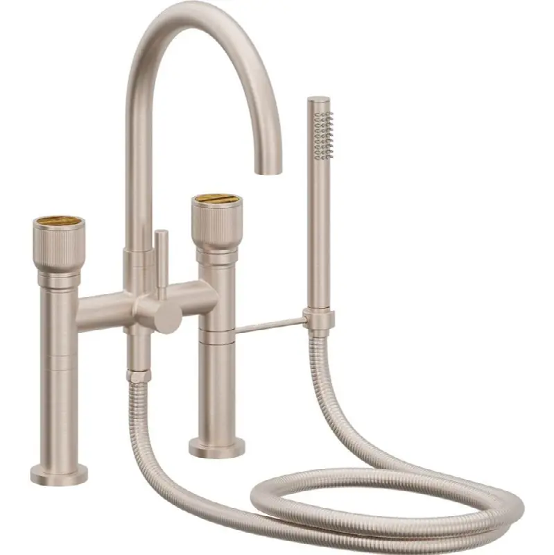 Contemporary Deck Mount Tub Filler