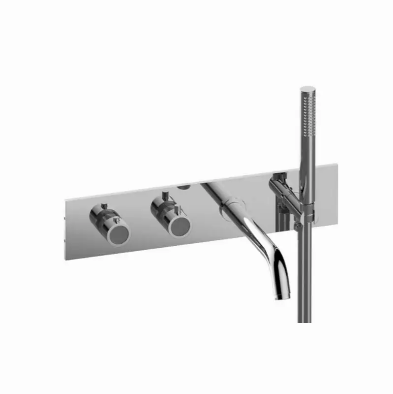 Cameo Wall-Mounted M-Series Thermostatic System - Tub Spout and Handshower (Trim)