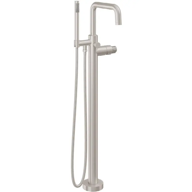 Contemporary Deck Mount Tub Filler - Arc Spout