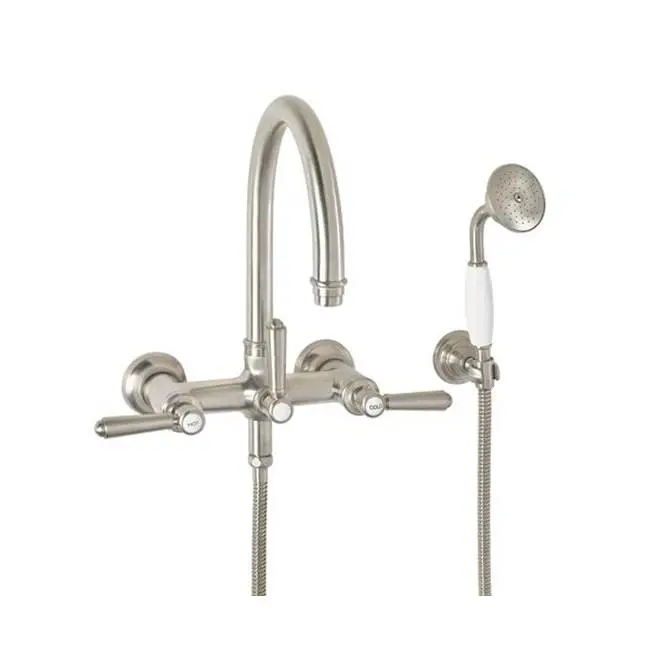 Traditional Wall Mount Tub Filler - Arc Spout