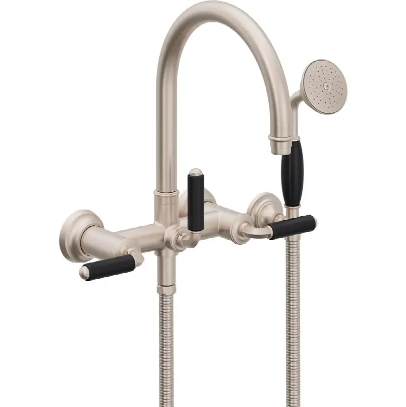 Traditional Wall Mount Tub Filler - Arc Spout