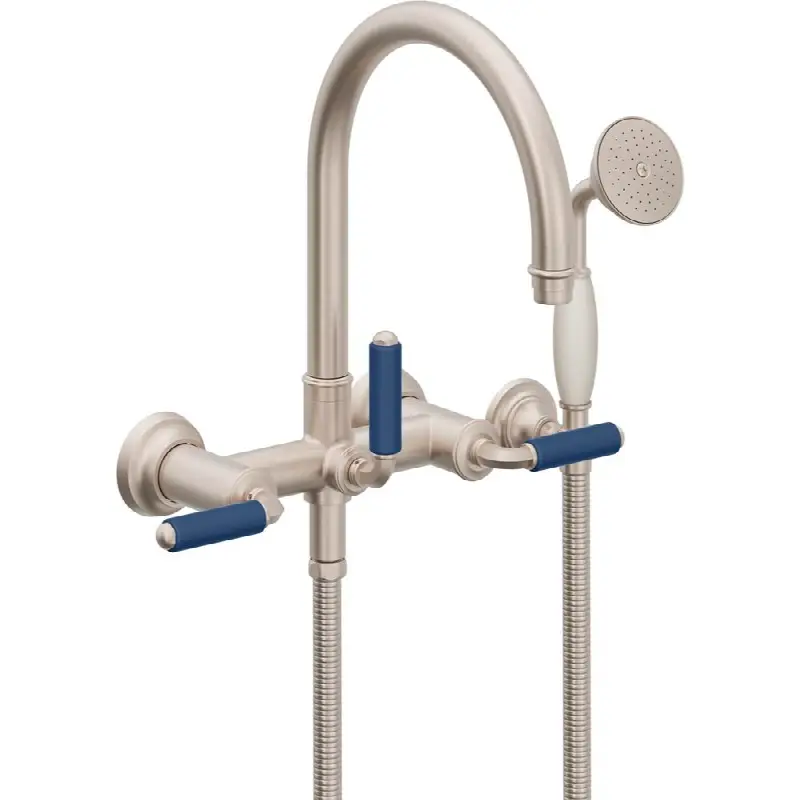 Traditional Wall Mount Tub Filler - Arc Spout