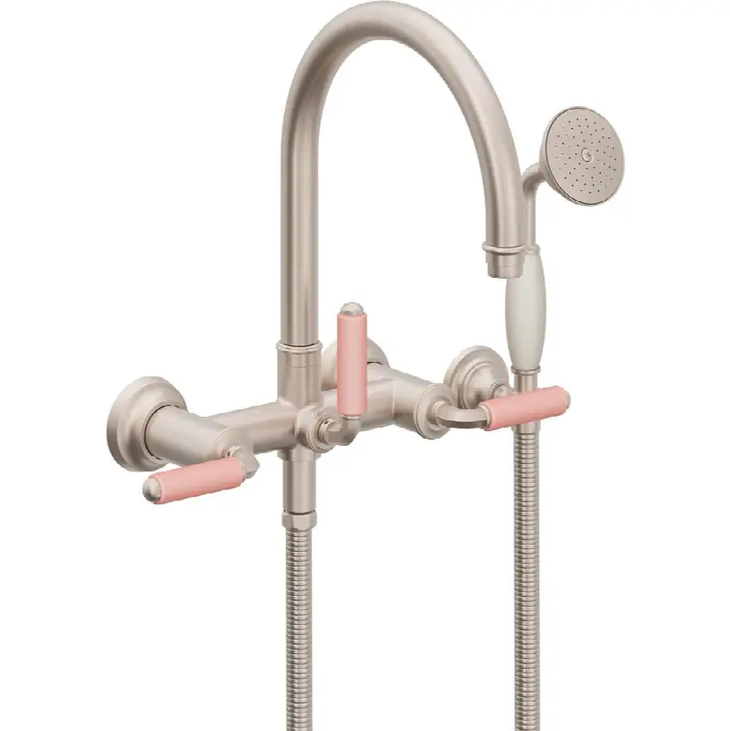 Traditional Wall Mount Tub Filler - Arc Spout