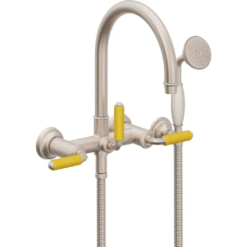 Traditional Wall Mount Tub Filler - Arc Spout
