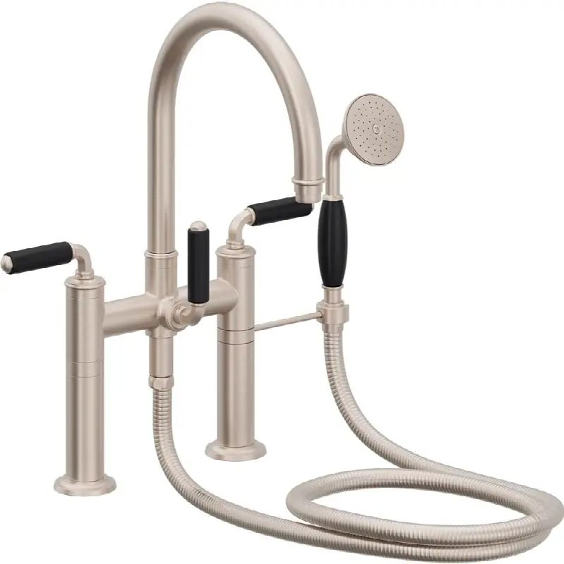 Traditional Deck Mount Tub Filler - Arc Spout