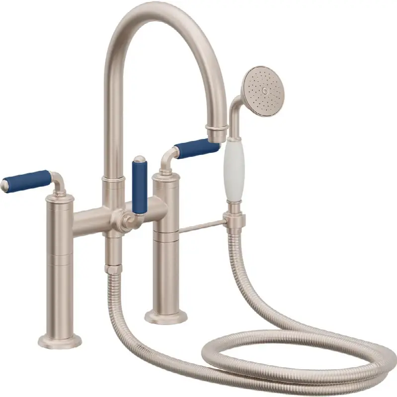 Traditional Deck Mount Tub Filler - Arc Spout