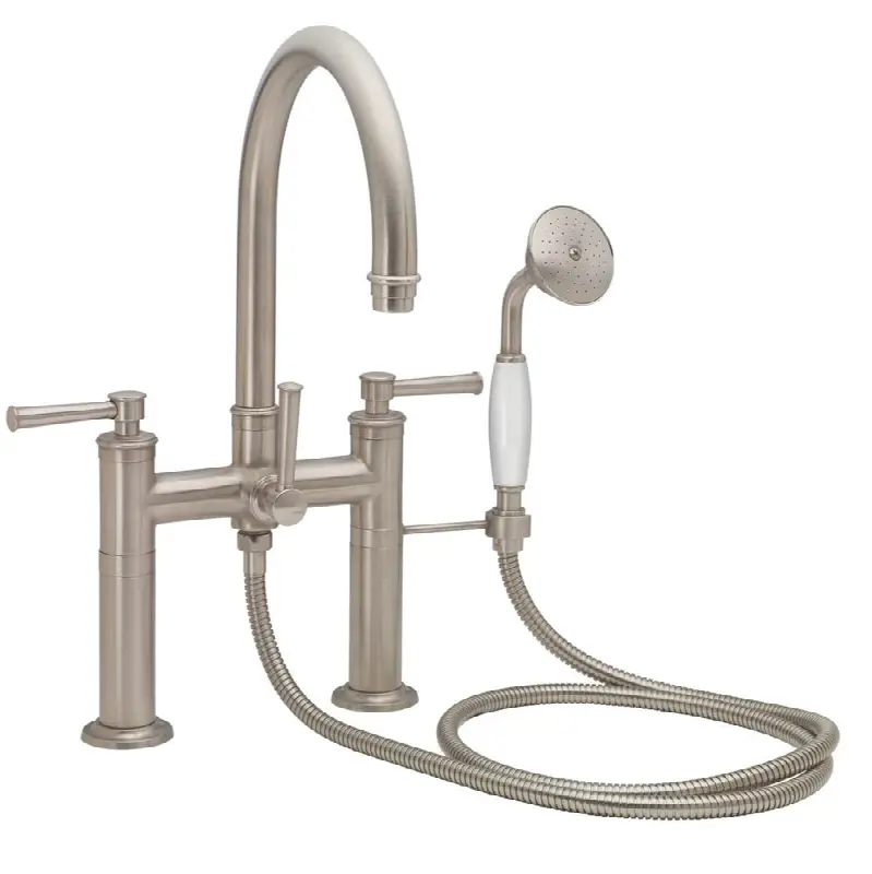 Traditional Deck Mount Tub Filler - Arc Spout