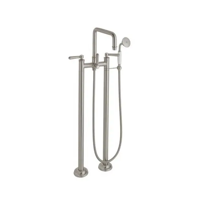 Traditional Floor Mount Tub Filler - Quad Spout