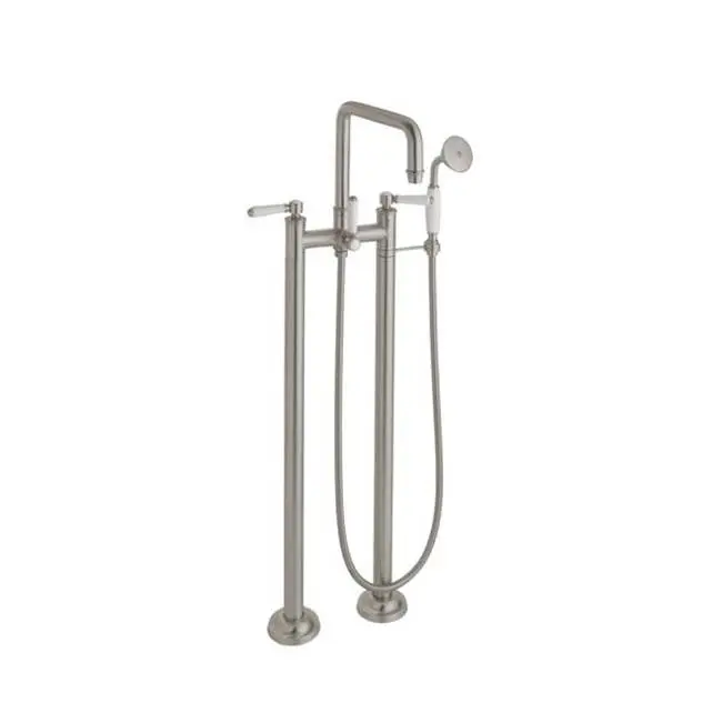 Traditional Floor Mount Tub Filler - Quad Spout