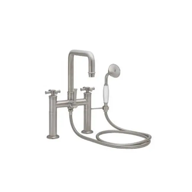 Traditional Deck Mount Tub Filler - Quad Spout