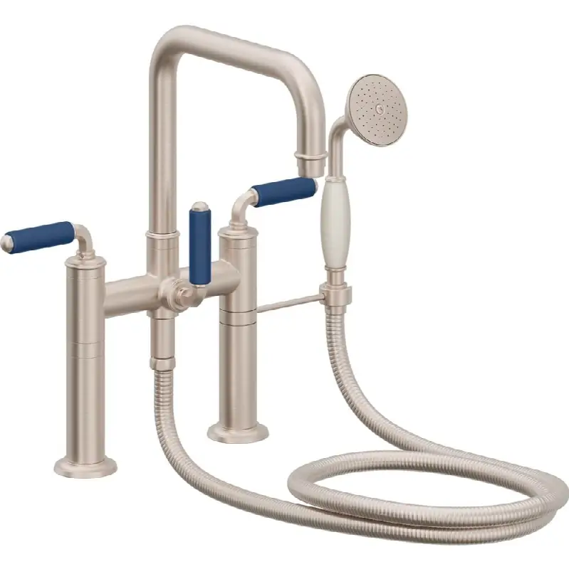 Traditional Deck Mount Tub Filler - Quad Spout