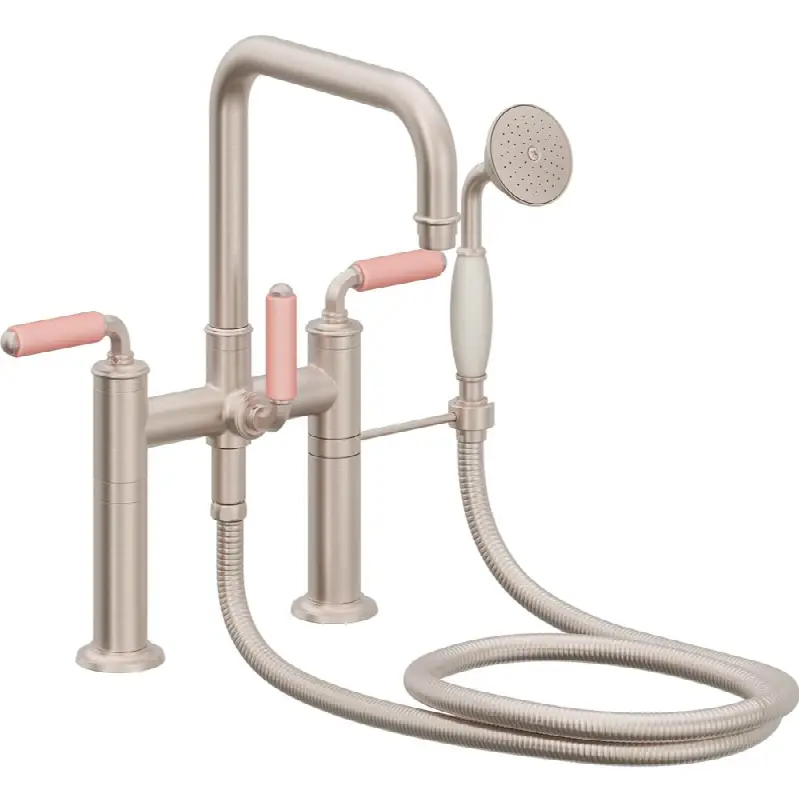 Traditional Deck Mount Tub Filler - Quad Spout