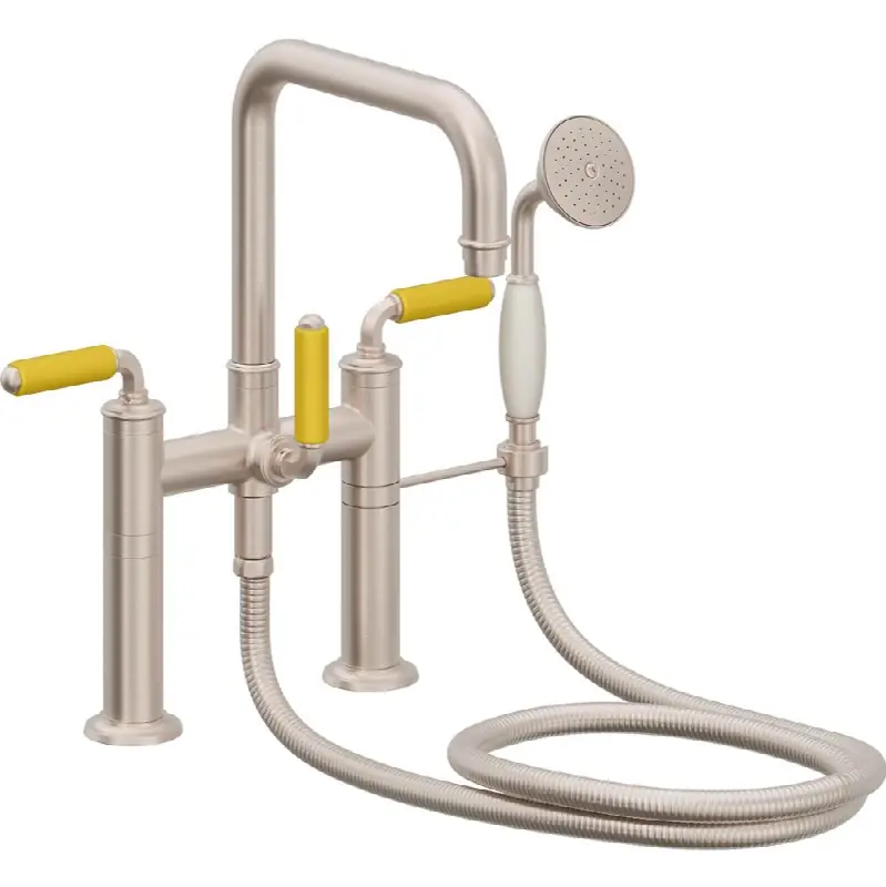 Traditional Deck Mount Tub Filler - Quad Spout