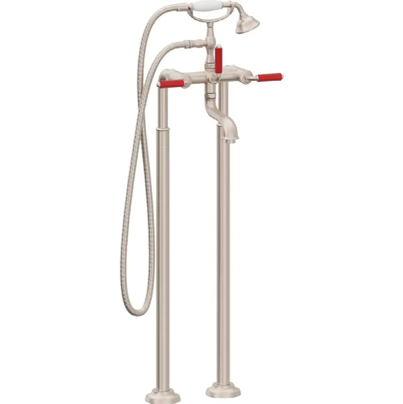 Traditional Floor Mount Tub Filler