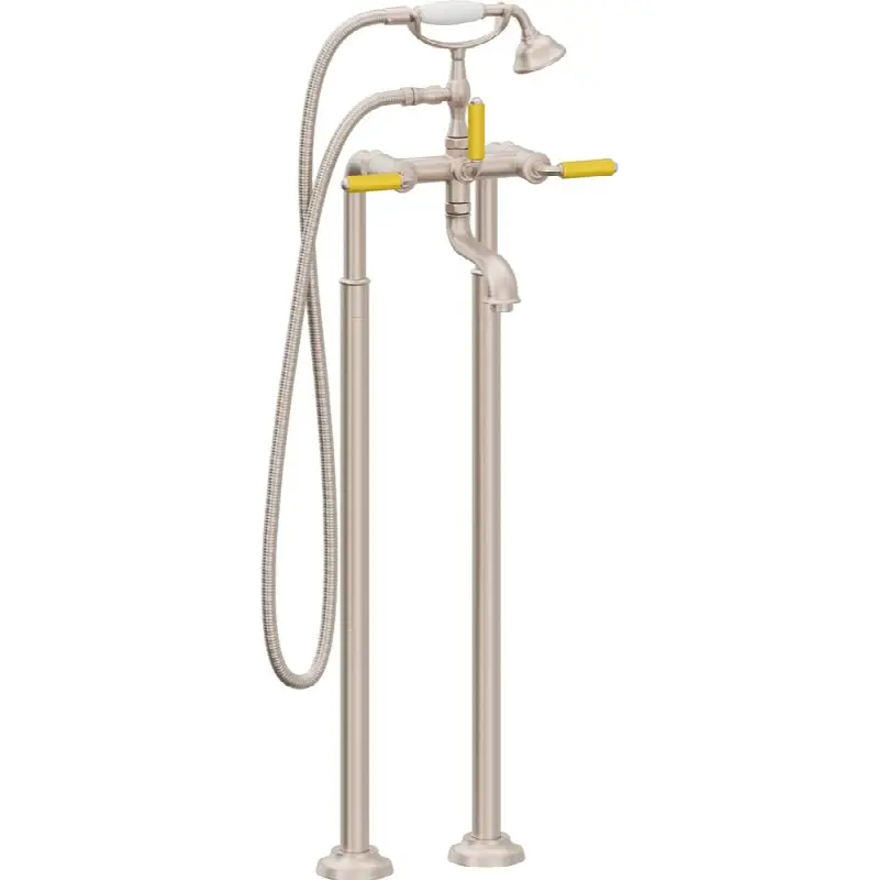 Traditional Floor Mount Tub Filler