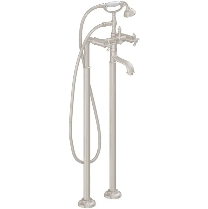 Traditional Floor Mount Tub Filler