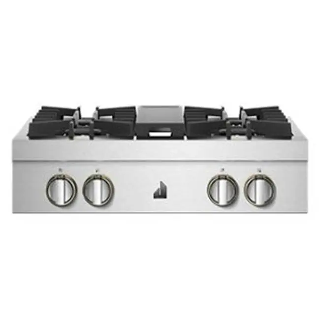 30" Rangetop, Rise Style, 2-20K, 15K, 5K-500 Simmer