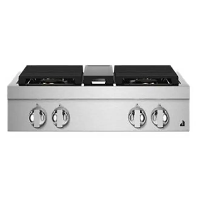 30" Rangetop, Noir Style, 2-20K, 15K, 5K-500 Simmer