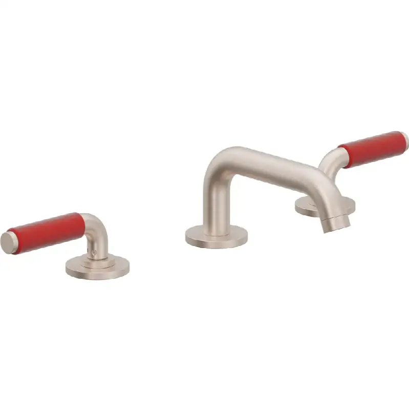 8" Widespread Lavatory Faucet with ZeroDrain® - Low Quad Spout