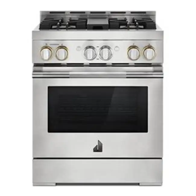 30" Pro-Range Gas, Rise Style, 2-20K, 15K, 5K, Dual Fan Multi-Mode True Convection